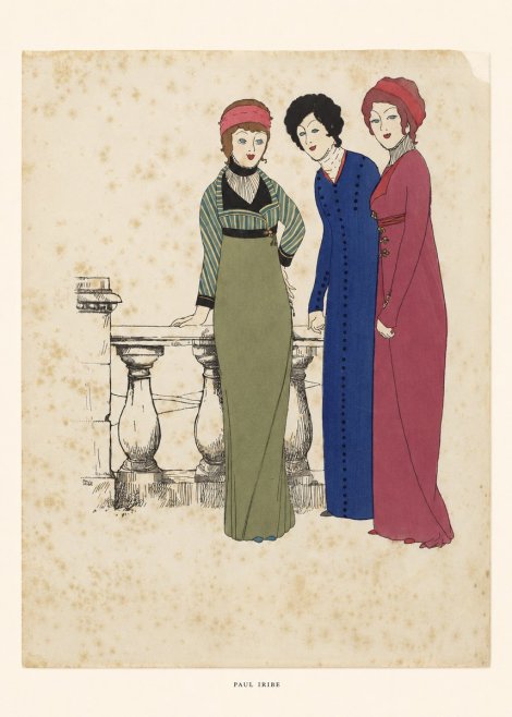 Paul Iribe Fashionable Ladies No6 - Póster