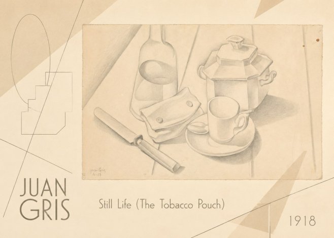 Juan Gris Still Life (the Tobacco Pouch) No6 - Póster