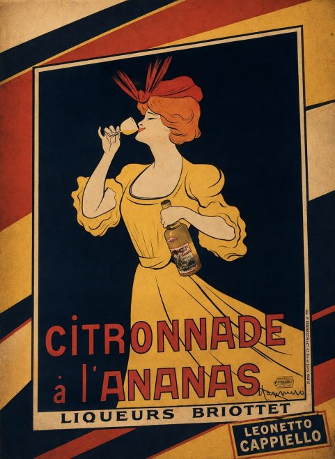Leonetto Cappiello Citronnade À L'ananas No3 - Póster