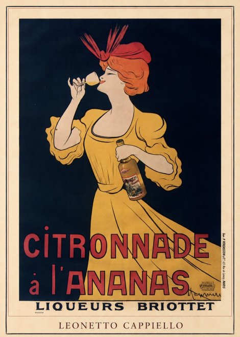 Leonetto Cappiello Citronnade À L'ananas No4 - Póster