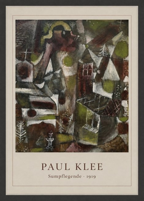 Paul Klee Sumpflegende II No6 - Póster