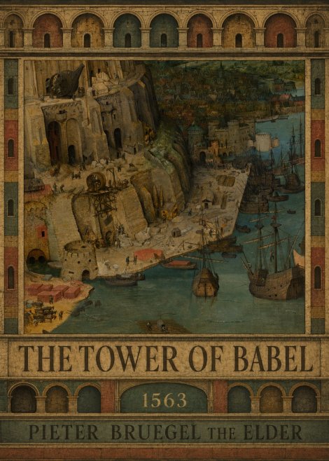 Pieter Bruegel The Tower of Babel VI No3 - Póster