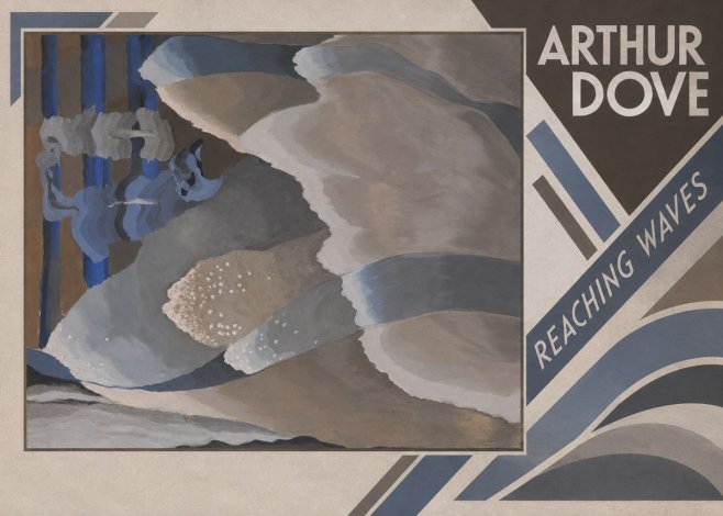 Arthur Dove Reaching Waves No4 - Póster