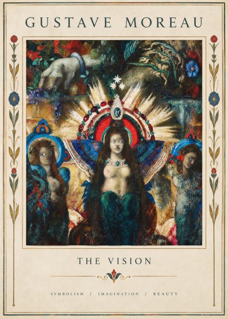 Gustave Moreau L'apparition I No5 - Póster