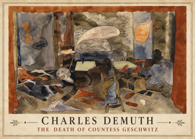 Charles Demuth The Death of Countess Geschwitz No1 - Póster