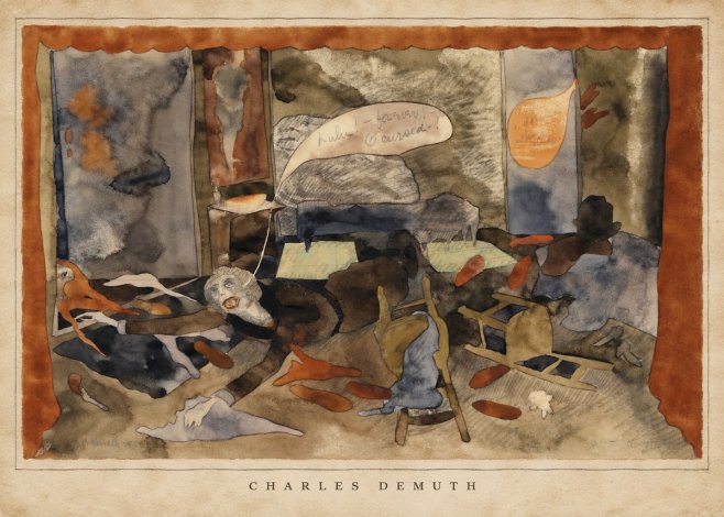 Charles Demuth The Death of Countess Geschwitz No6 - Póster