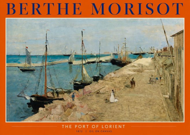 Berthe Morisot The Port of Lorient No2 - Póster