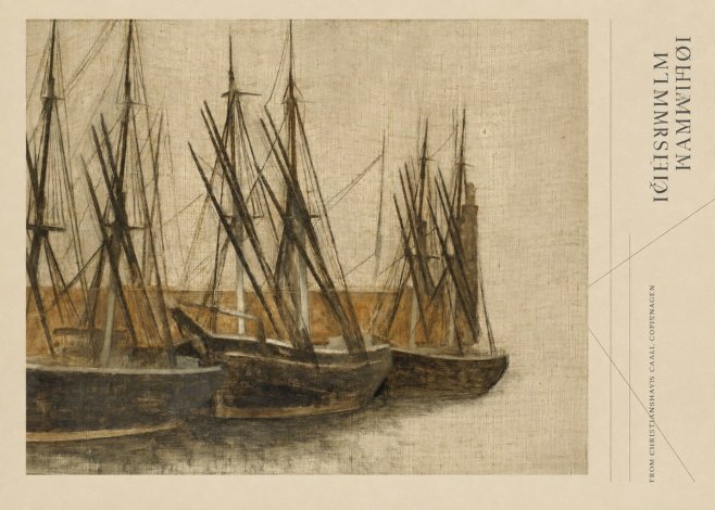 Vilhelm Hammershøi From Christianshavn's Canal, Copenhagen No2 - Póster