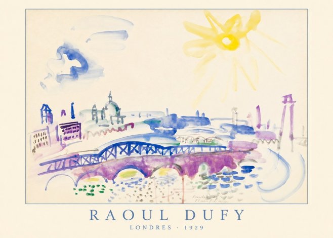 Raoul Dufy Londres - 1929 No4 - Póster