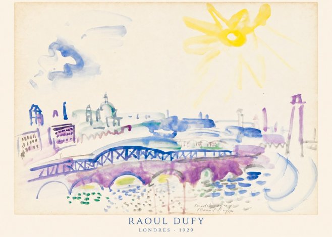 Raoul Dufy Londres - 1929 No6 - Póster