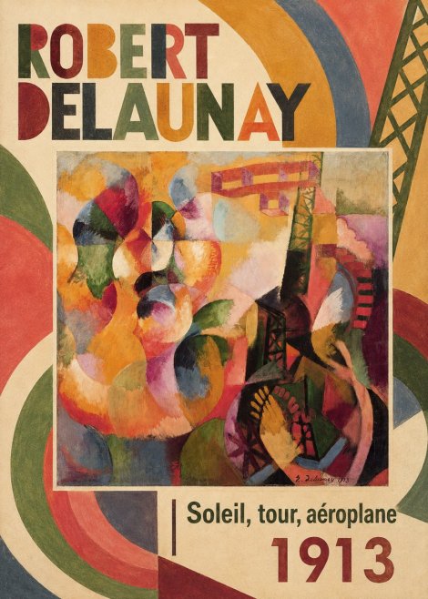 Robert Delaunay Soleil, Tour, Aéroplane No2 - Póster