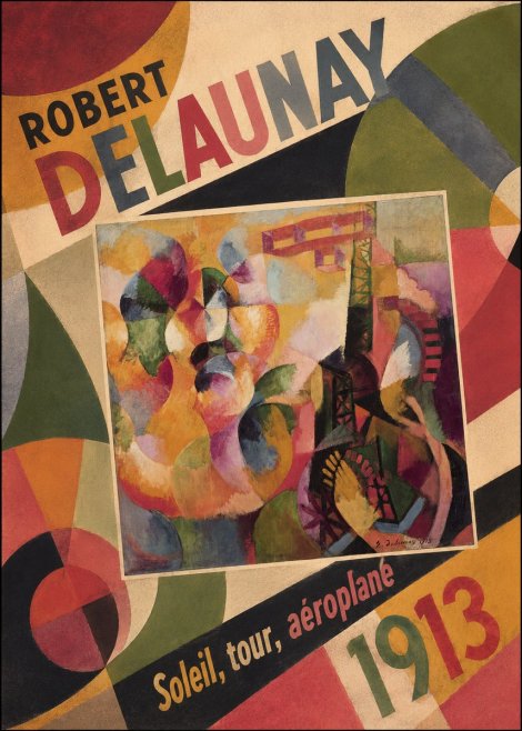 Robert Delaunay Soleil, Tour, Aéroplane No6 - Póster