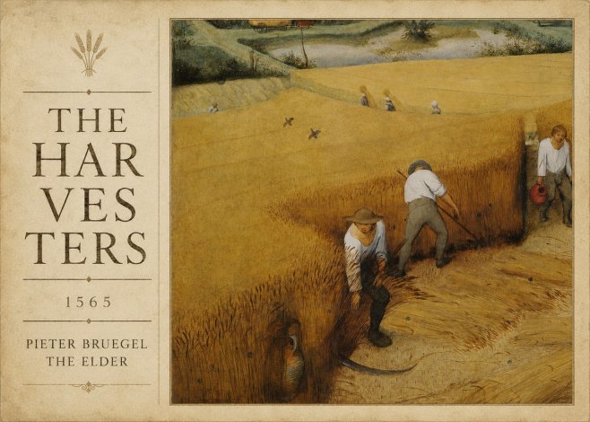 Pieter Bruegel The Harvesters IV No2 - Póster
