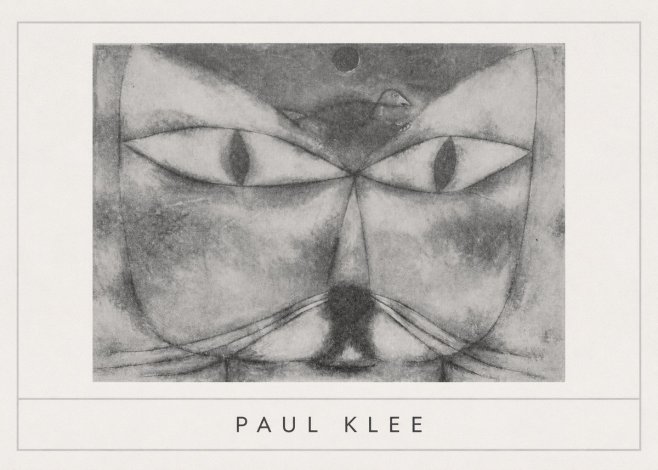 Paul Klee Cat and Bird No5 - Póster
