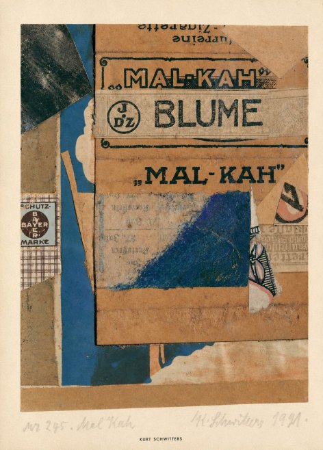 Kurt Schwitters Mal Kah No6 - Póster