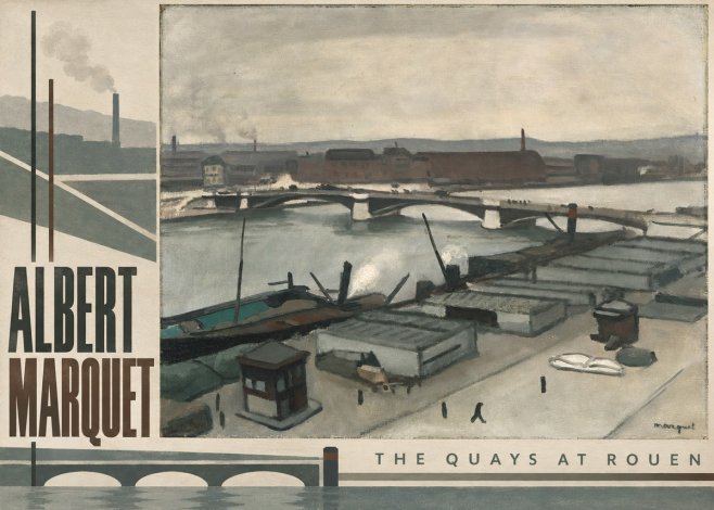 Albert Marquet The Quays at Rouen No5 - Póster