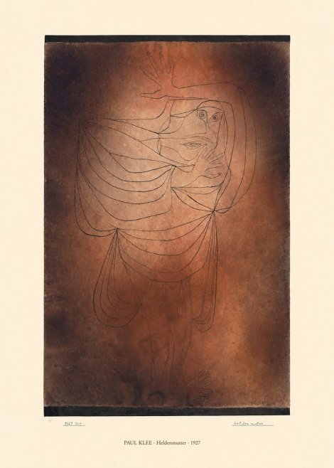 Paul Klee Heldenmutter No6 - Póster