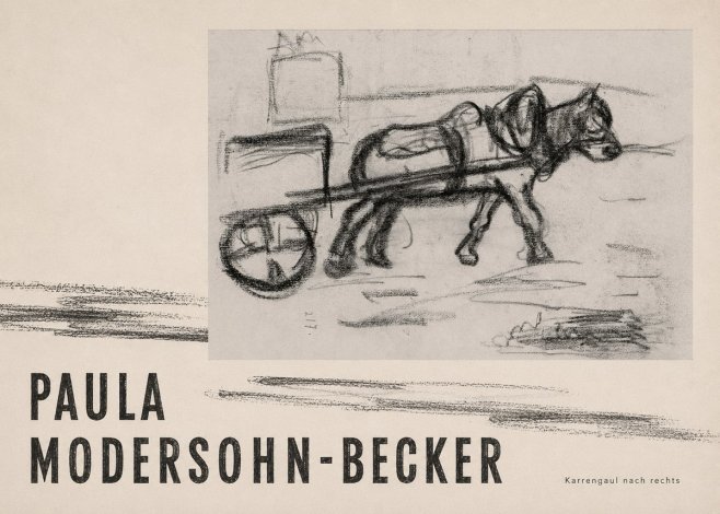 Paula Modersohn-Becker Karrengaul Nach Rechts No4 - Póster