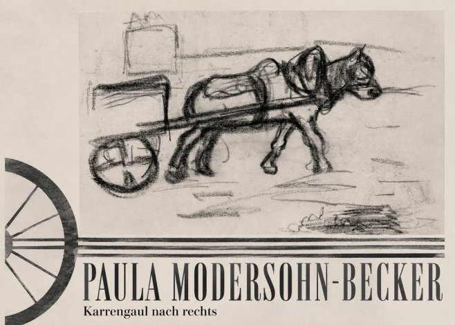 Paula Modersohn-Becker Karrengaul Nach Rechts No6 - Póster
