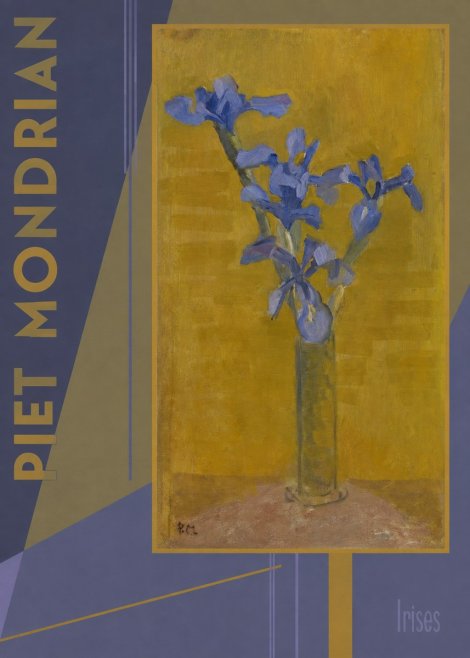 Piet Mondrian Irises No4 - Póster