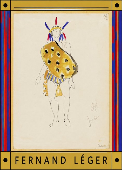 Fernand Léger Chef Indien No6 - Póster