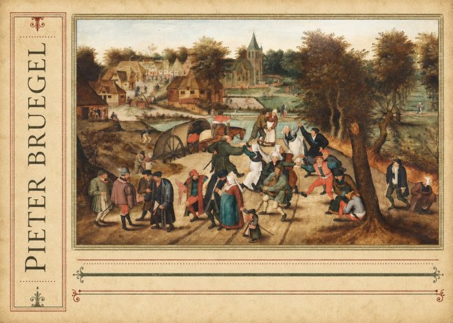 Pieter Bruegel The Peasant Dance I No2 - Póster