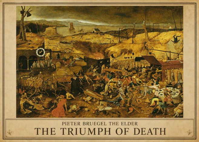 Pieter Bruegel The Triumph of Death I No1 - Póster