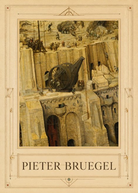 Pieter Bruegel The Tower of Babel VII No1 - Póster