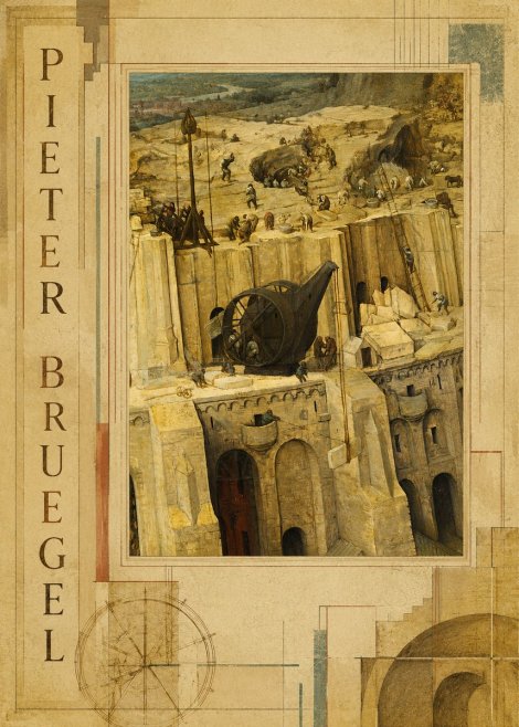 Pieter Bruegel The Tower of Babel VII No2 - Póster