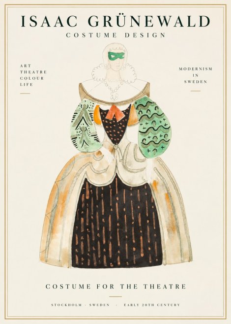 Isaac Grünewald Costume for the Theatre No1 - Póster