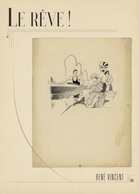 René Vincent Le Rêve ! No3 - Póster