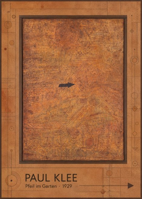 Paul Klee Pfeil Im Garten No1 - Póster