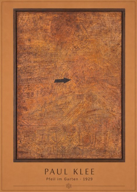Paul Klee Pfeil Im Garten No3 - Póster