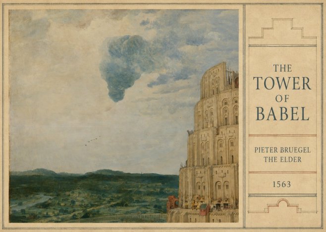 Pieter Bruegel The Tower of Babel VIII No3 - Póster