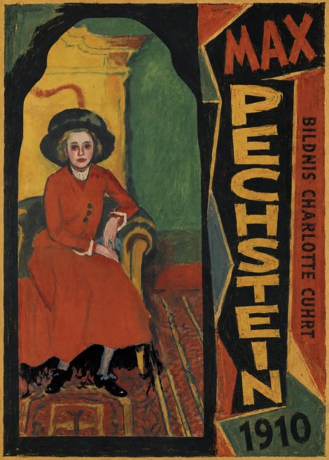 Max Pechstein Bildnis Charlotte Cuhrt No2 - Póster