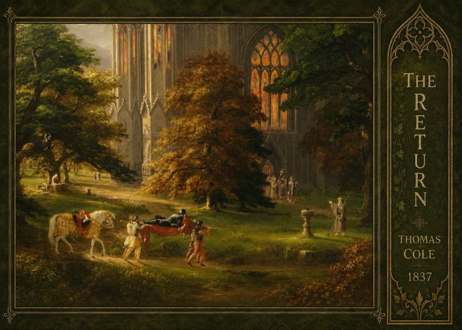 Thomas Cole The Return II No2 - Póster