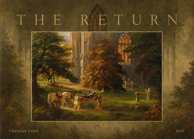 Thomas Cole The Return II No3 - Póster
