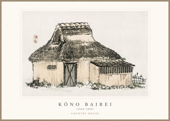 Kōno Bairei Country House No1 - Póster
