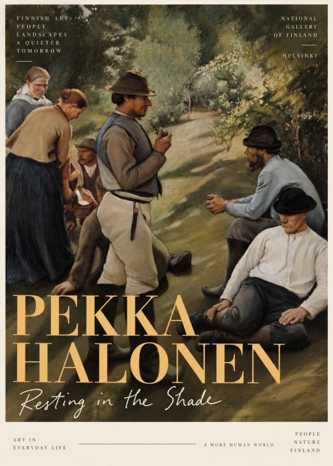 Pekka Halonen Resting in the Shade No5 - Póster