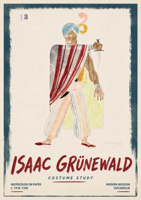 Isaac Grünewald Costume Study III No6 - Póster