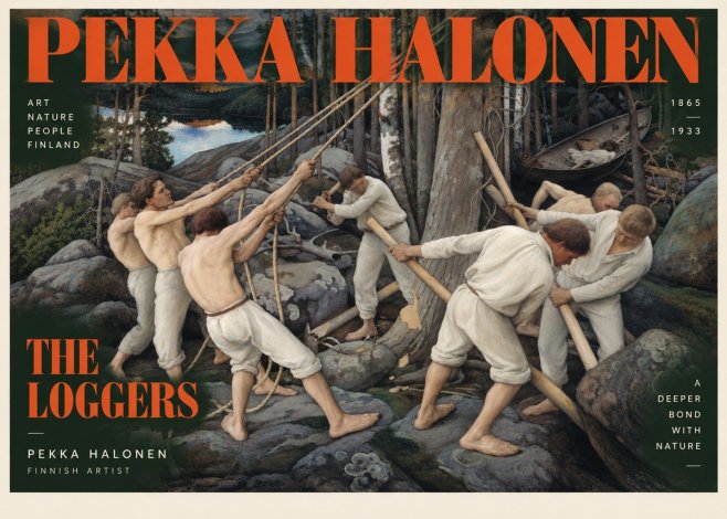 Pekka Halonen The Loggers No2 - Póster