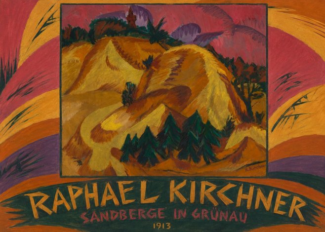 Raphael Kirchner Sandberge in Grünau No2 - Póster
