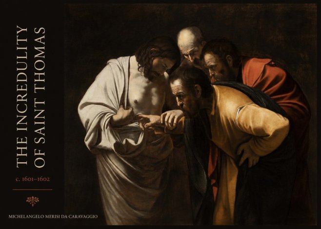 Michelangelo Merisi da Caravaggio The Incredulity of Saint Thomas III No4 - Póster