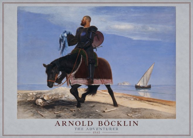 Arnold Böcklin The Adventurer No1 - Póster