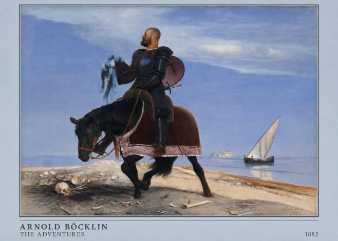 Arnold Böcklin The Adventurer No4 - Póster