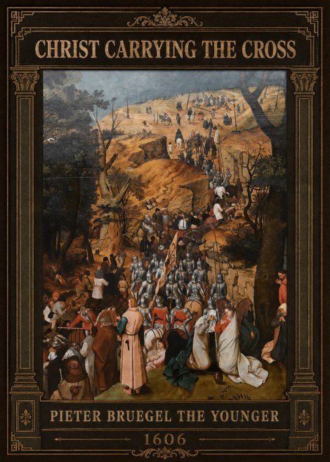 Pieter Bruegel Christ Carrying the Cross I No2 - Póster