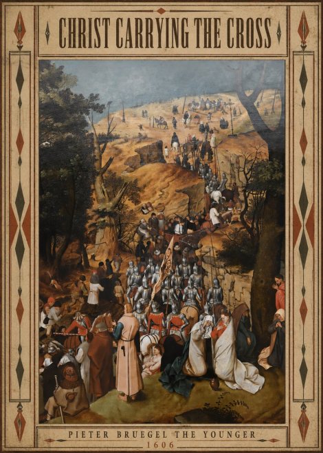Pieter Bruegel Christ Carrying the Cross I No5 - Póster