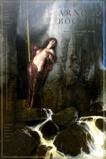 Arnold Böcklin Das Klagende Weib No6 - Póster