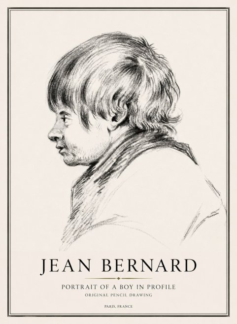 Jean Bernard Portrait Study II No3 - Póster