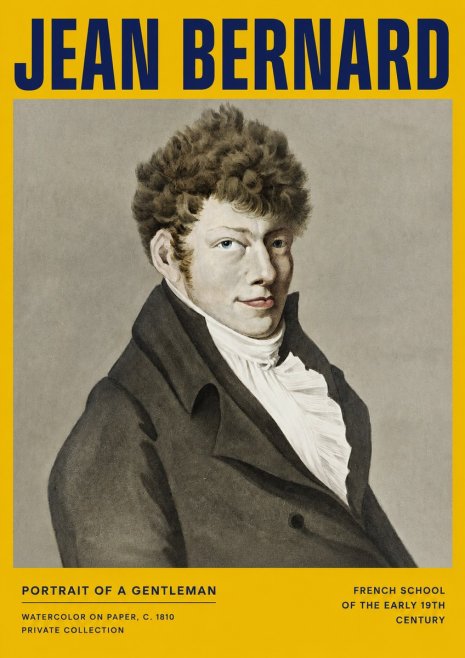 Jean Bernard Portrait of a Young Man No4 - Póster